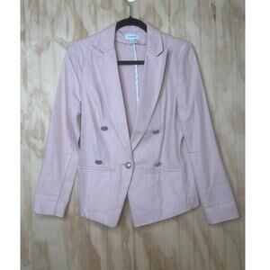 Evereve Lenox Blazer Double Breasted Light Pink Size XS